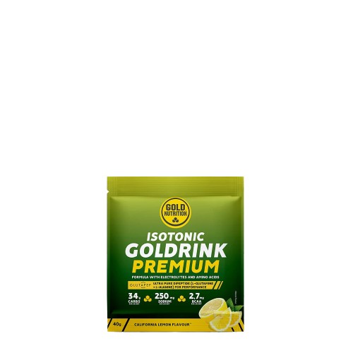 GoldNutrition Goldrink Premium Bebida Isotónica de Limão 40g