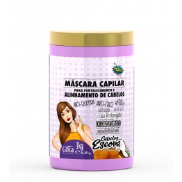 Gota Dourada Fortalecimento Cabelos Com Escova Máscara 1kg