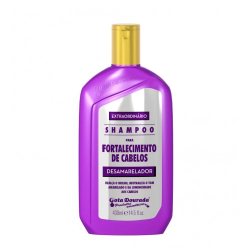 Gota Dourada Fortalecimento Desamarelador Shampoo 430ml