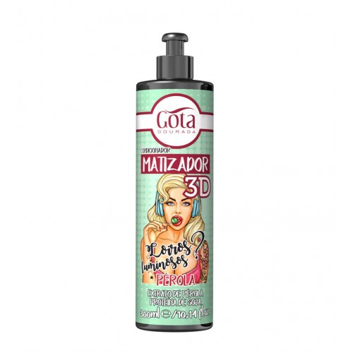 Gota Dourada Matizador 3D Pérola 300ml