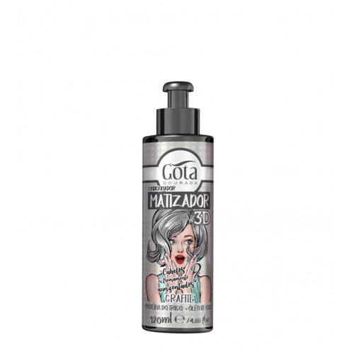 Gota Dourada Matizador 3D Grafite 120ml