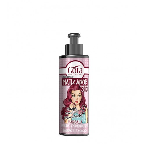Gota Dourada Matizador 3D Marsala 120ml