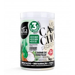 Gota Dourada Meu Cacho Perfeito Creme De Pentear 3 Óleos Vegetais 1kg