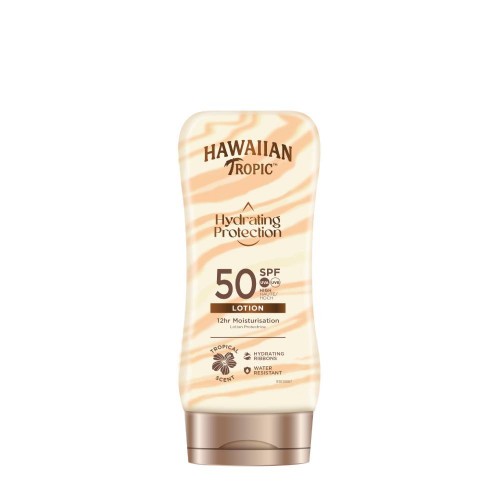 Hawaiian Tropic Hydrating Protection Loção Solar SPF50 180ml