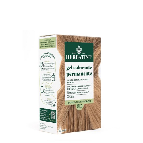 Herbatint Coloração Permanente D8 Louro Claro Dourado 150ml