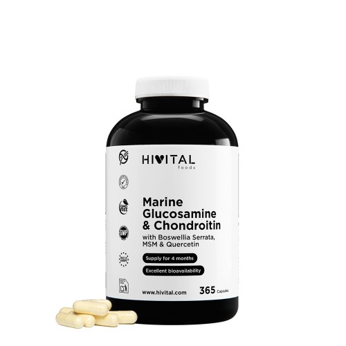 Hivital Marine Glucosamine & Chondroitin 365 cápsulas