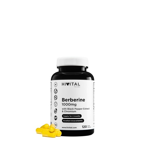 Hivital Berberine 1000mg 120 cápsulas