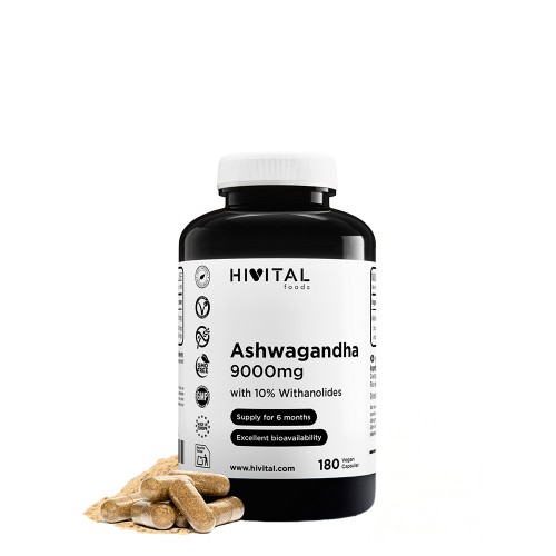 Hivital Ashwagandha 9000mg 180 cápsulas