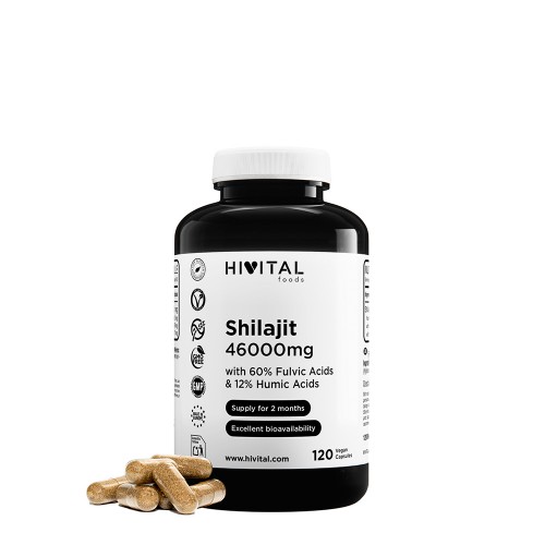 Hivital Shilajit 46000mg 120 cápsulas