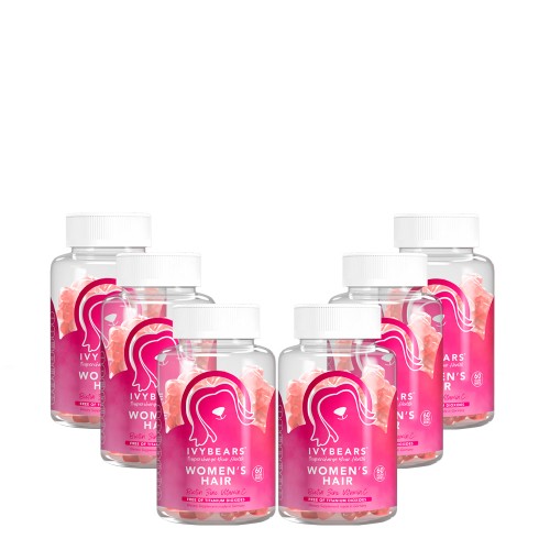 IvyBears Hair Vitamins For Women 6 Meses