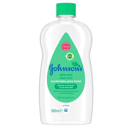 Johnson's Baby Óleo Aloe Vera 500ml