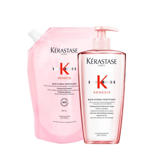 Kérastase Genesis Bain Hydra-Fortifiant 500ml + Recarga 500ml