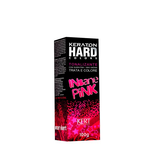 Kert Keraton Hard Colors Insane Pink Coloração Semi-Permanente 100g