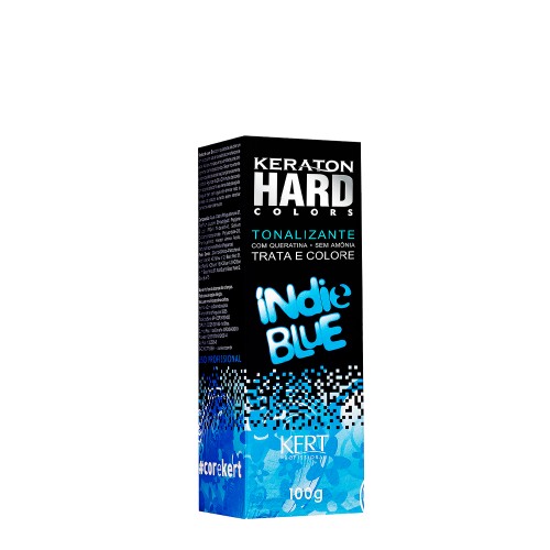 Kert Keraton Hard Colors Indie Blue Coloração Semi-Permanente 100g