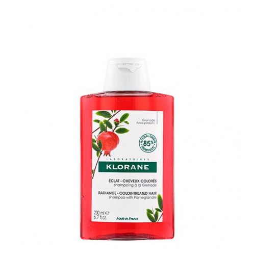 Klorane Romã Champô brilho cabelo pintado 200ml