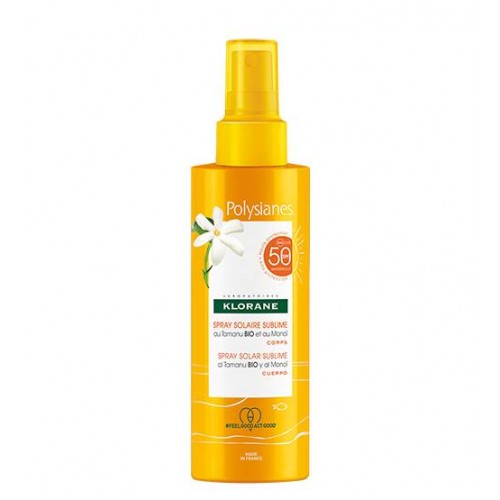 Klorane Tamanu BIO e Monoï Spray Solar SPF50+ corpo 200ml
