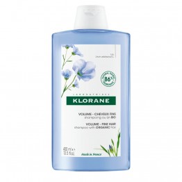 Klorane Linho BIO Champô Volume cabelo fino 400ml