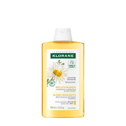 Klorane Camomila Champô Iluminador cabelo loiro e madeixas 400ml