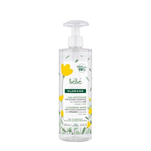 Klorane Bébé Água de Limpeza 400ml