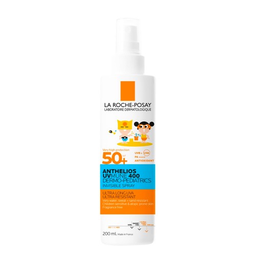 La Roche-Posay Anthelios UVMune 400 Dermo-Pediatrics Spray Invisível SPF50+ 200ml