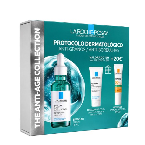 La Roche-Posay Protocolo Dermatológico Antiborbulhas Coffret