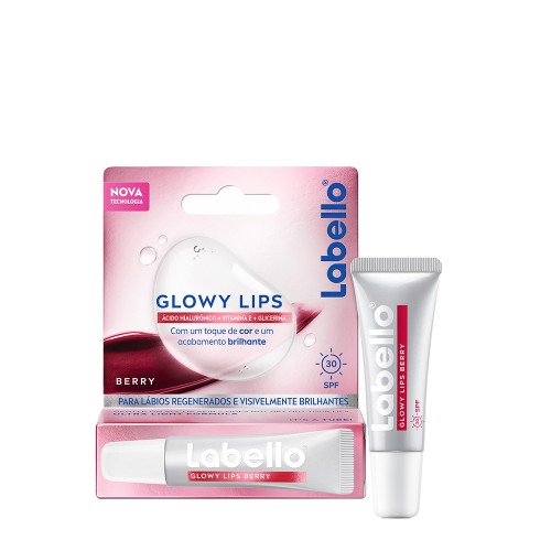 Labello Glowy Lips Batom SPF30 Berry