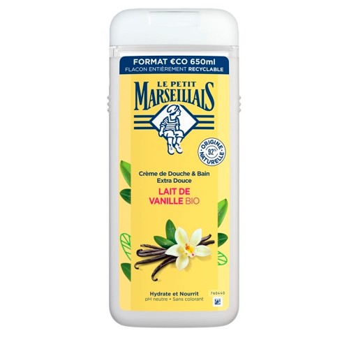 Le Petit Marseillais Leite de Baunilha Gel de Banho 650ml