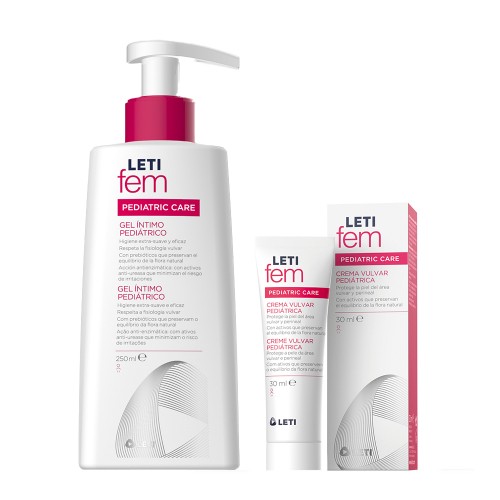 LETI Fem Gel Íntimo Pediátrico 250ml + Creme Vulvar Pediátrico 30ml