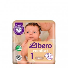 Libero Comfort T1 Fraldas 24 unidades