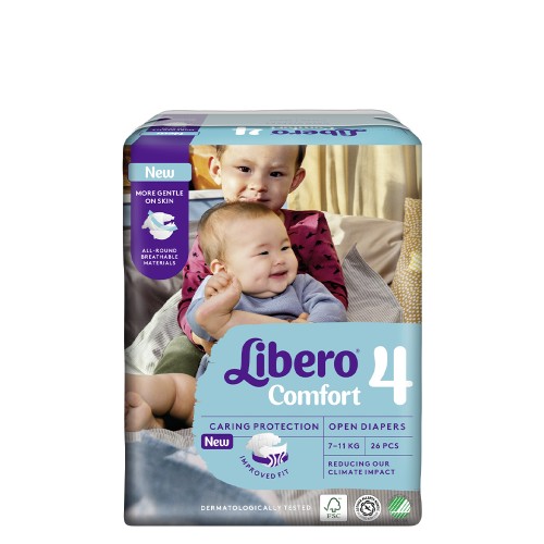 Libero Comfort T4 Fraldas 26 unidades