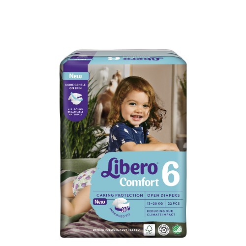 Libero Comfort T6 Fraldas 22 unidades