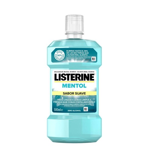 Listerine Mentol Sabor Suave 500ml