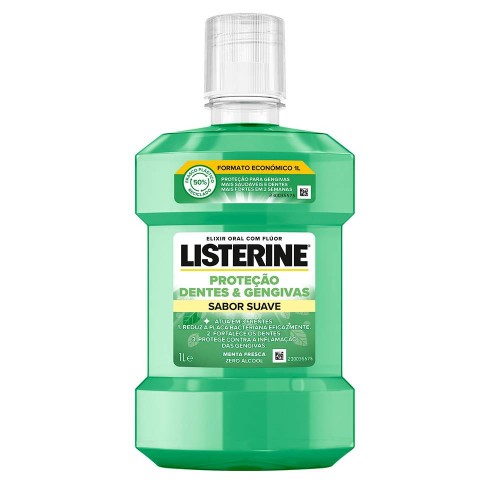 Listerine Proteção Dentes & Gengivas Sabor Suave 1000ml
