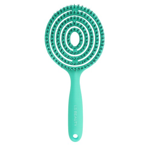 LS Beauty Escova de Cabelo Cerdas Flexíveis