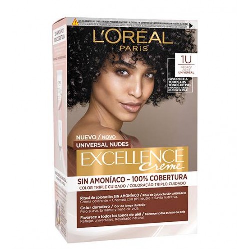 L'Oréal Excellence Creme Nude Preto 1U