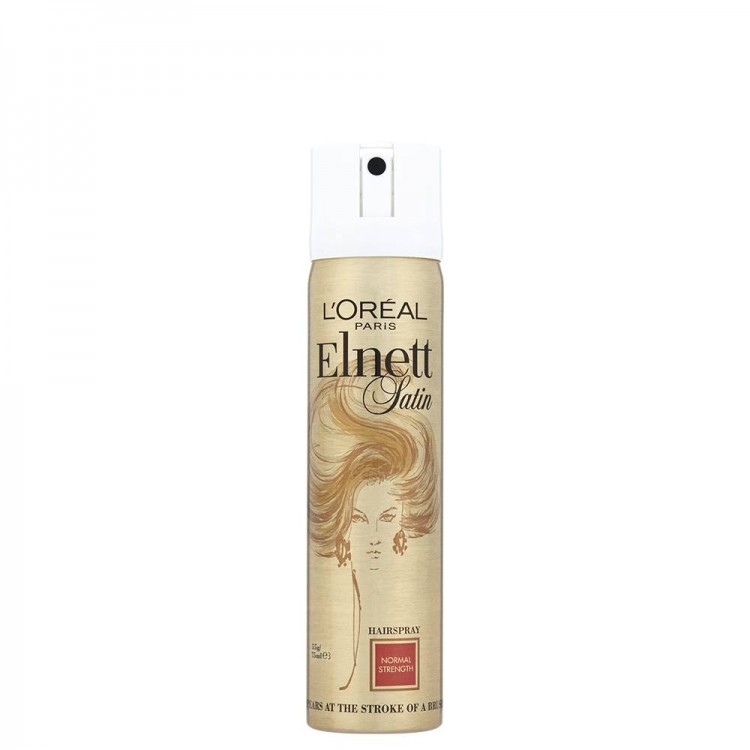 L'Oréal Paris Elnett Fixierlack Normal, 75 Ml – Komprimiertes Format, Parfümfrei, Mit 24h Halt