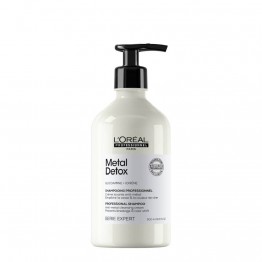 L'Oréal Metal Detox Shampoo para Cabelo Danificado 500ml