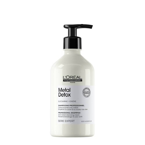 L'Oréal Metal Detox Shampoo para Cabelo Danificado 500ml