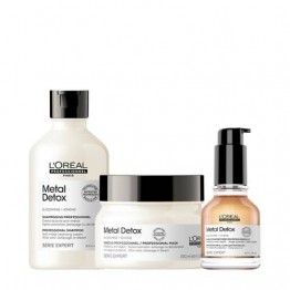 L'Oréal Metal Detox Essentials Trio para Cabelo Danificado
