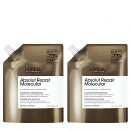 L'Oréal Absolut Repair Molecular Shampoo Recarga Duo
