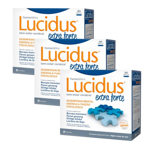 Lucidus Extra Forte 3x30 ampolas Preço Especial