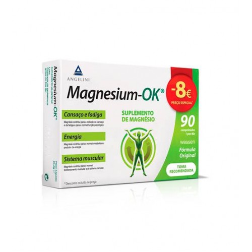 Magnesium-OK Suplemento de Magnésio 90 Comprimidos