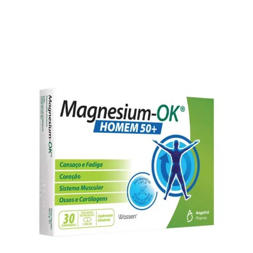 Magnesium-OK Homem 50+ 30 comprimidos