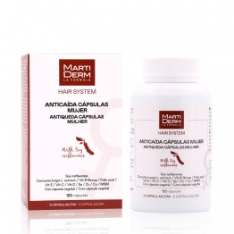 Martiderm Hair System Antiqueda Mulher 120 Cápsulas