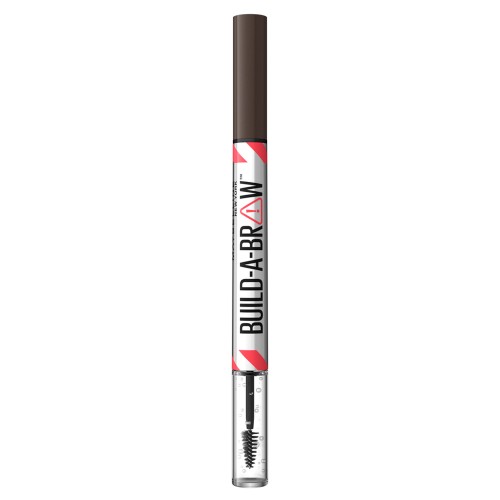 Maybelline Build-A-Brow Caneta para Sobrancelhas 2 em 1 260 Deep Brown