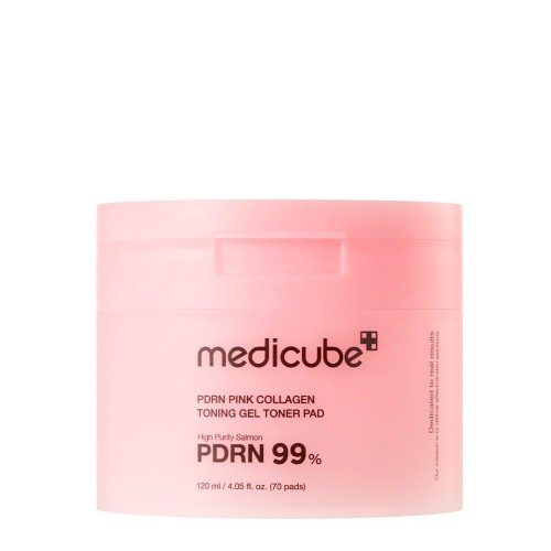 Medicube PDRN Discos de Gel Tonificante com Colagénio Rosa 120ml