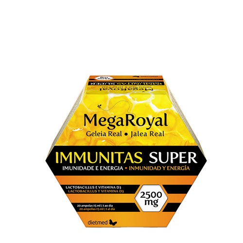 Mega Royal Immunitas Super 2500mg 20 ampolas