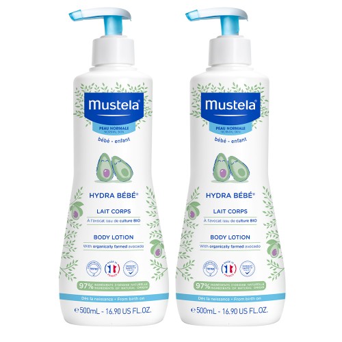 Mustela Hydra Bebé Leite de Corpo 2x500ml Preço Especial