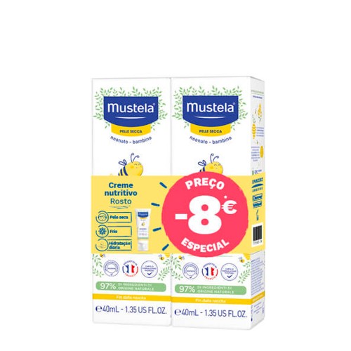 Mustela Cold Cream 2x40ml Preço Especial