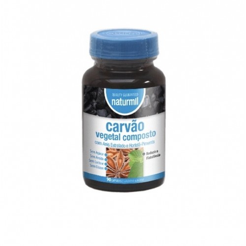 Naturmil Carvão Vegetal Composto 90 cápsulas